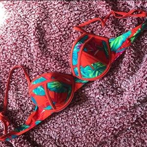 Xhilaration Tropical Bikini Top Size XL